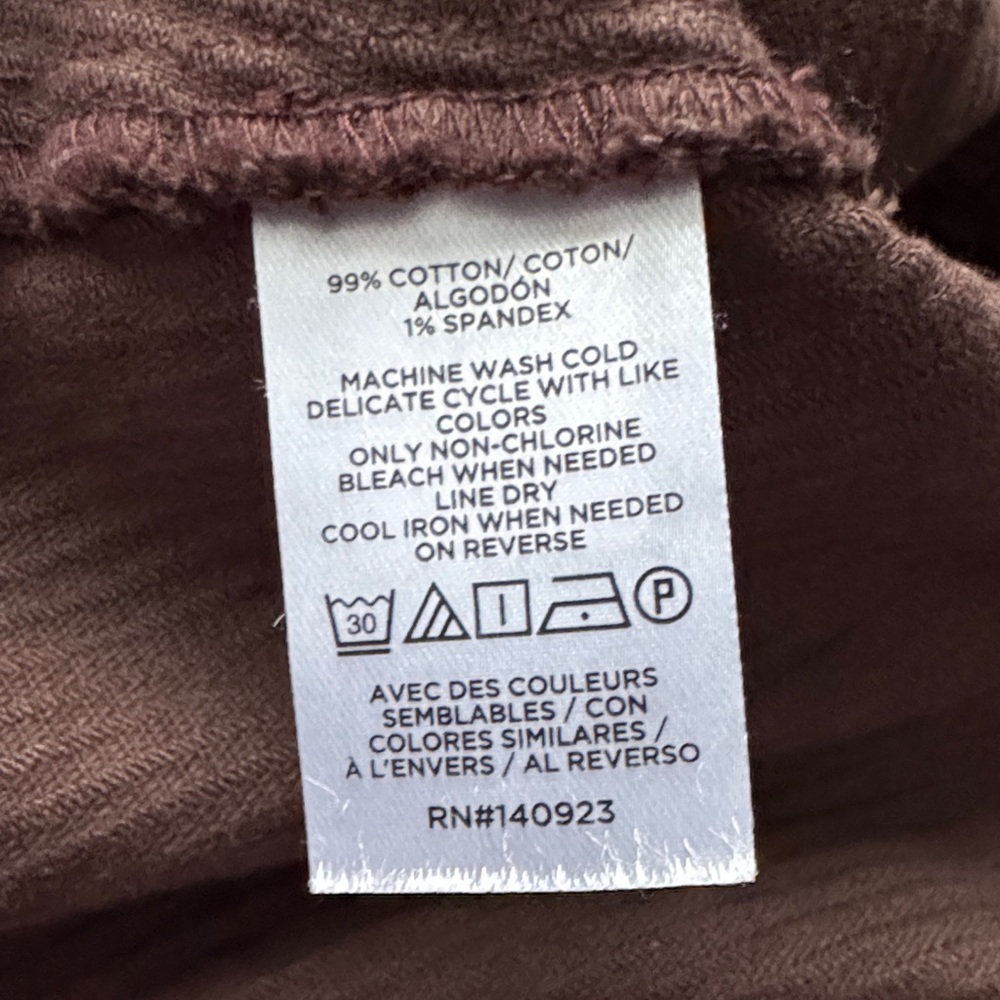 LOFT Chocolate Corduroy Mini Skirt - Picture 7 of 7
